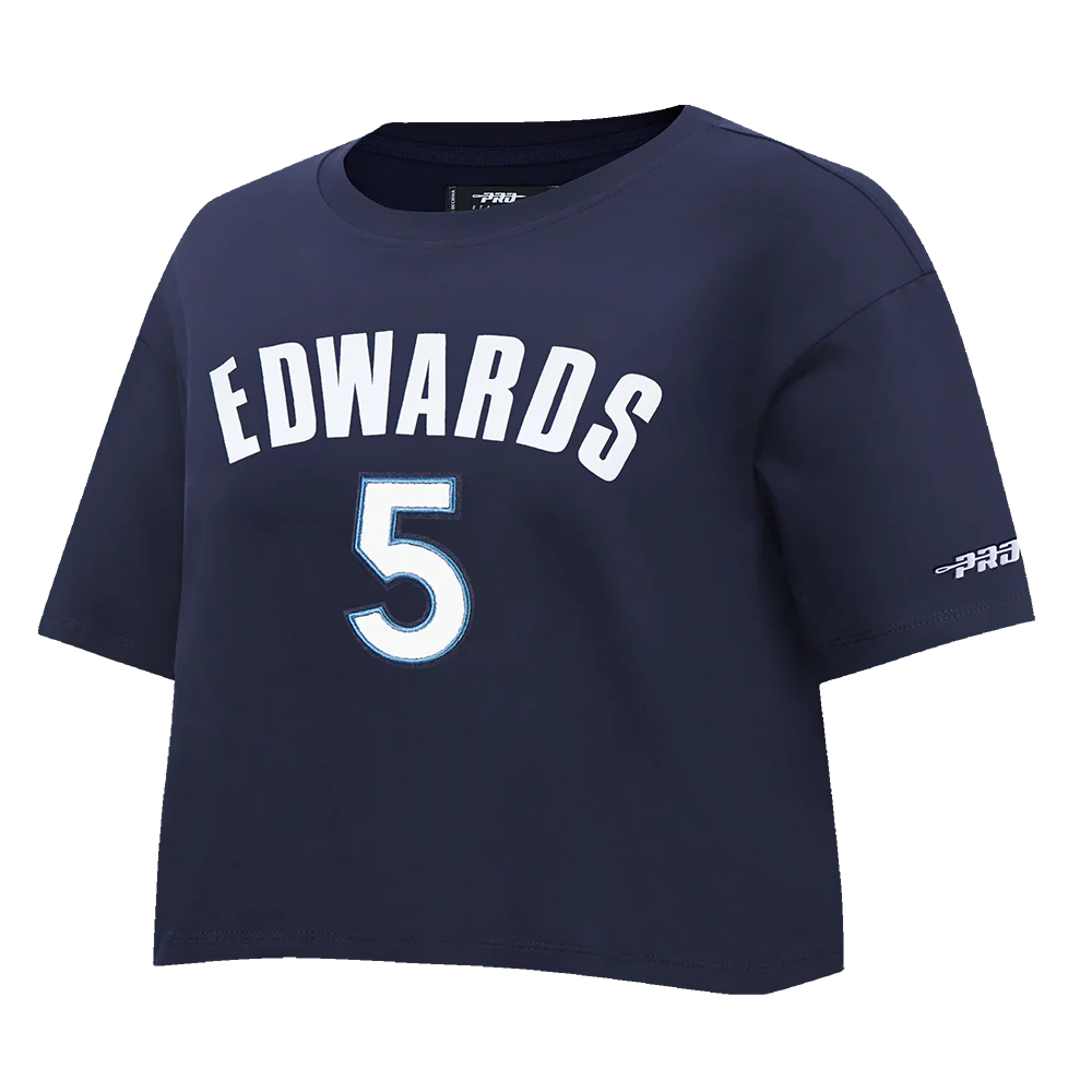 NBA MINNESOTA TIMBERWOLVES ANTHONY EDWARDS #5 CLASSIC PNN WOMEN'S SJ B (MIDNIGHT NAVY) - Image 2