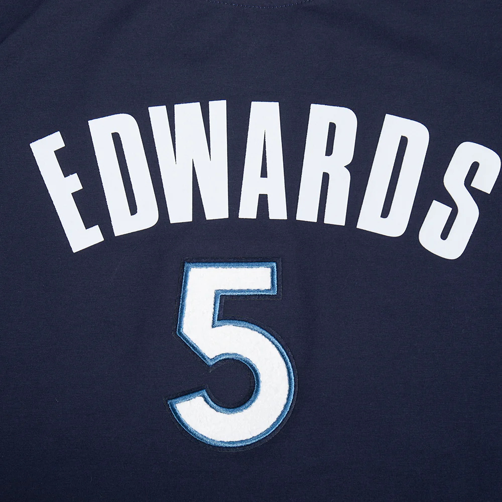 NBA MINNESOTA TIMBERWOLVES ANTHONY EDWARDS #5 CLASSIC PNN WOMEN'S SJ B (MIDNIGHT NAVY) - Image 5