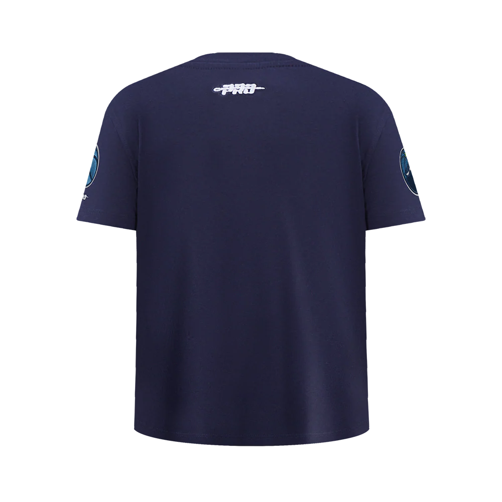 NBA MINNESOTA TIMBERWOLVES CLASSIC BIG BOYS SJ TEE (MIDNIGHT NAVY) - Image 3