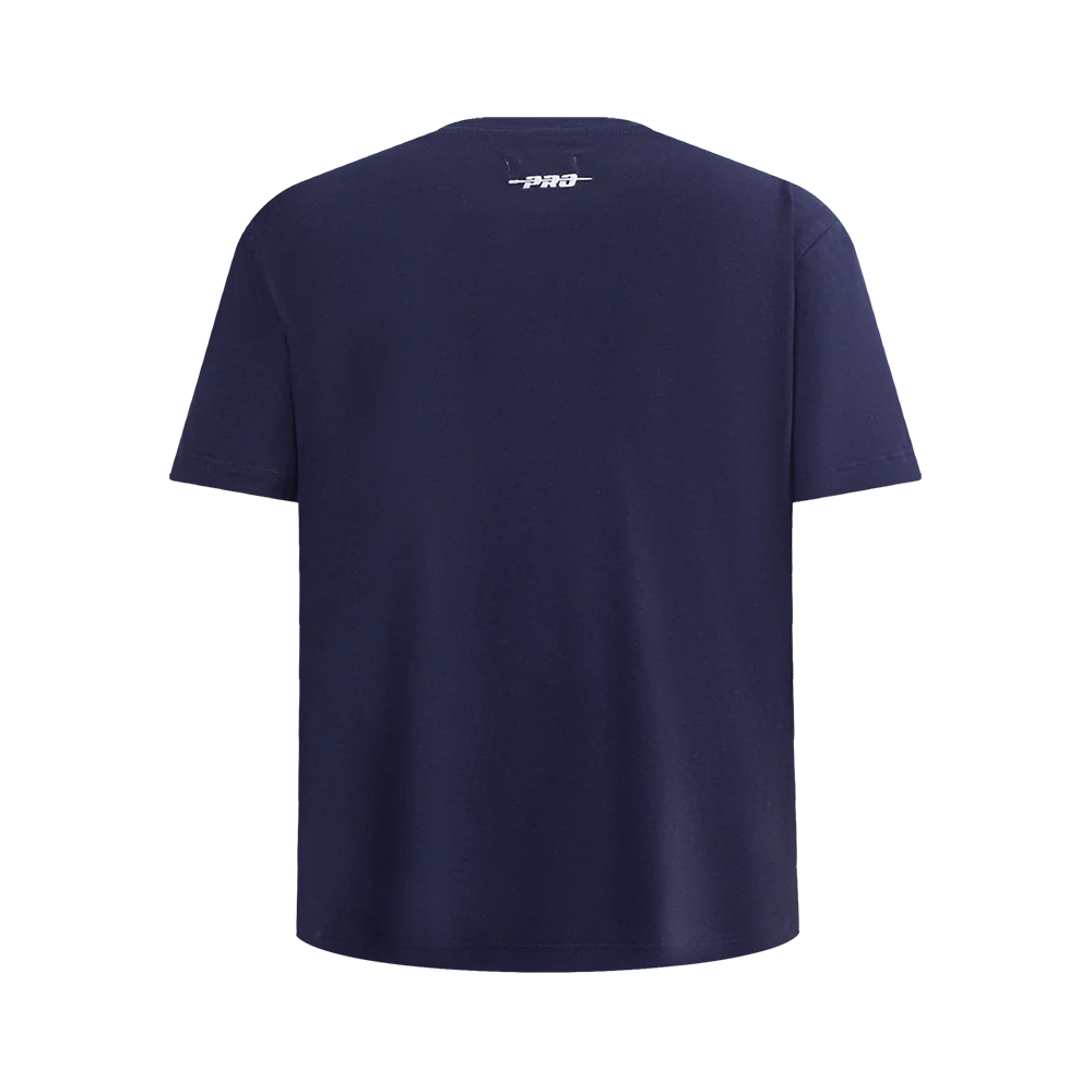 NBA MINNESOTA TIMBERWOLVES RETRO CLASSIC SINGLE JERSEY BIG BOYS SINGLE JERSEY TAPING TEE (MIDNIGHT NAVY) - Image 3