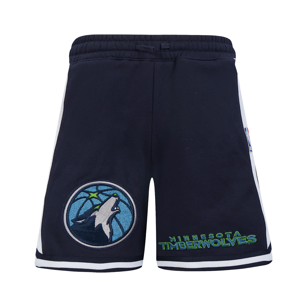 NBA MINNESOTA TIMBERWOLVES RETRO CLASSIC BIG BOY'S FLC 2.0 SHORT (MIDNIGHT NAVY) - Image 2