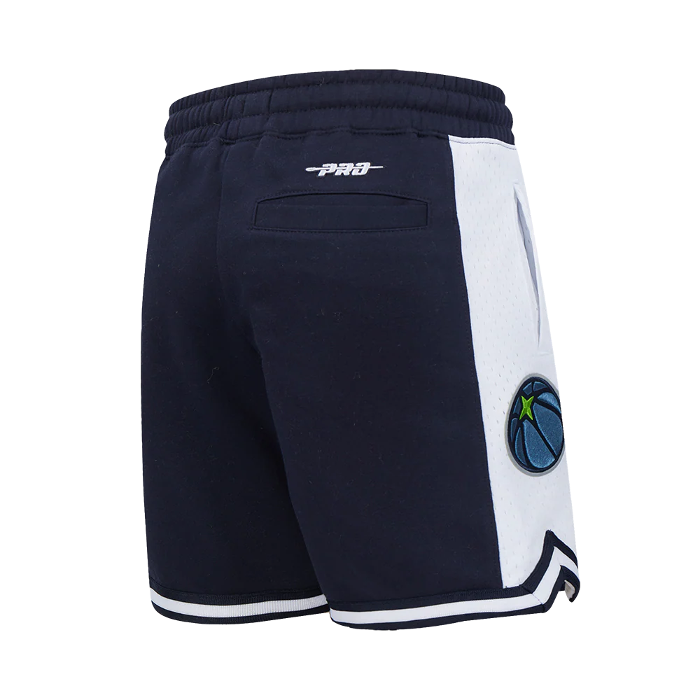 NBA MINNESOTA TIMBERWOLVES RETRO CLASSIC BIG BOY'S FLC 2.0 SHORT (MIDNIGHT NAVY) - Image 3