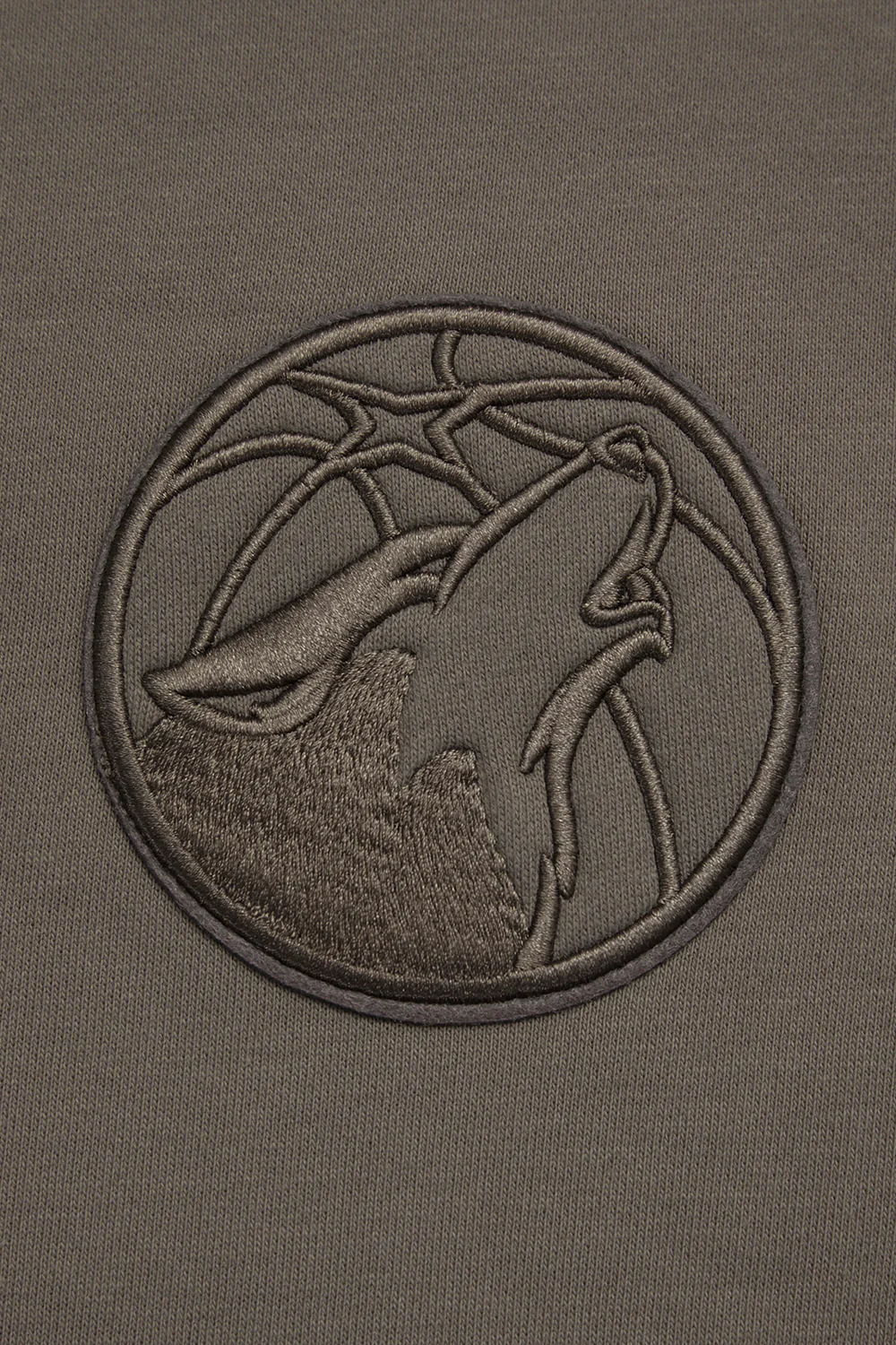 NBA MINNESOTA TIMBERWOLVES NEUTRAL FLEECE CREWNECK (DARK TAUPE) - Image 7