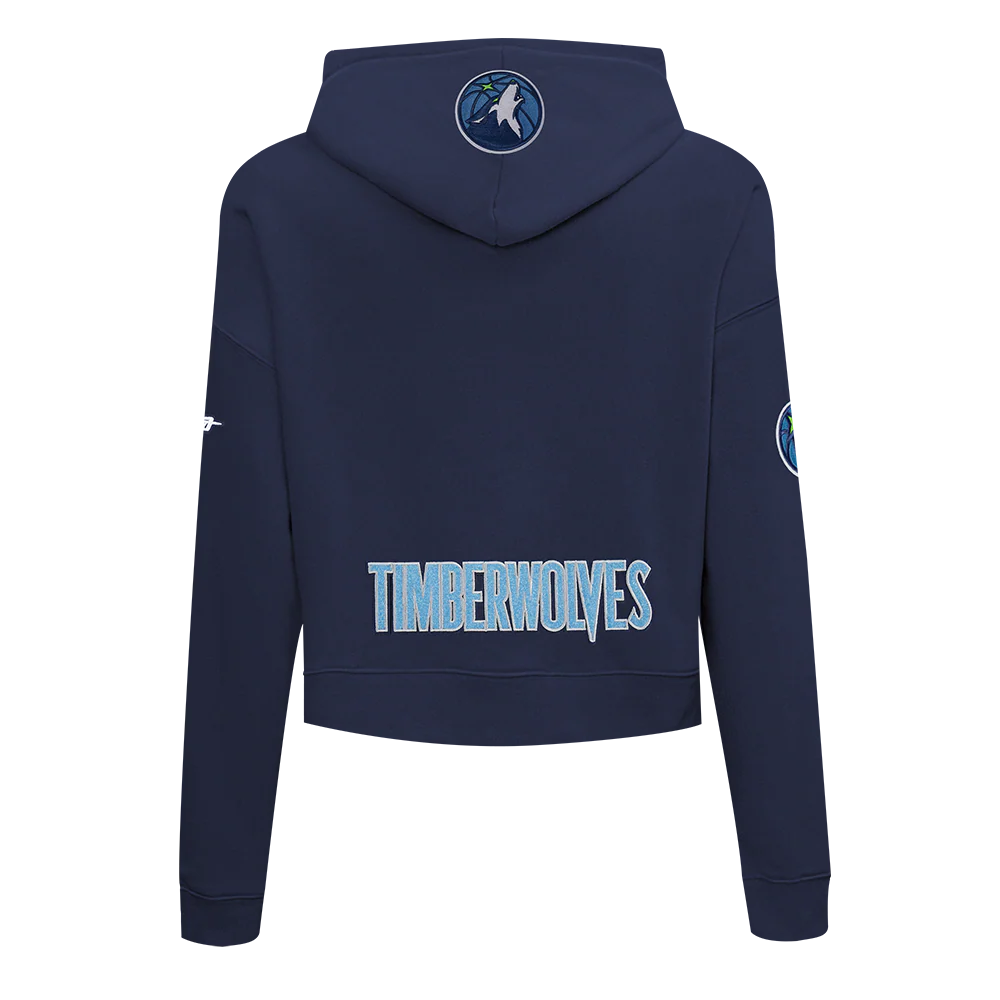 NBA MINNESOTA TIMBERWOLVES ANTHONY EDWARDS #5 CLASSIC PNN WOMEN'S FLC (MIDNIGHT NAVY) - Image 3