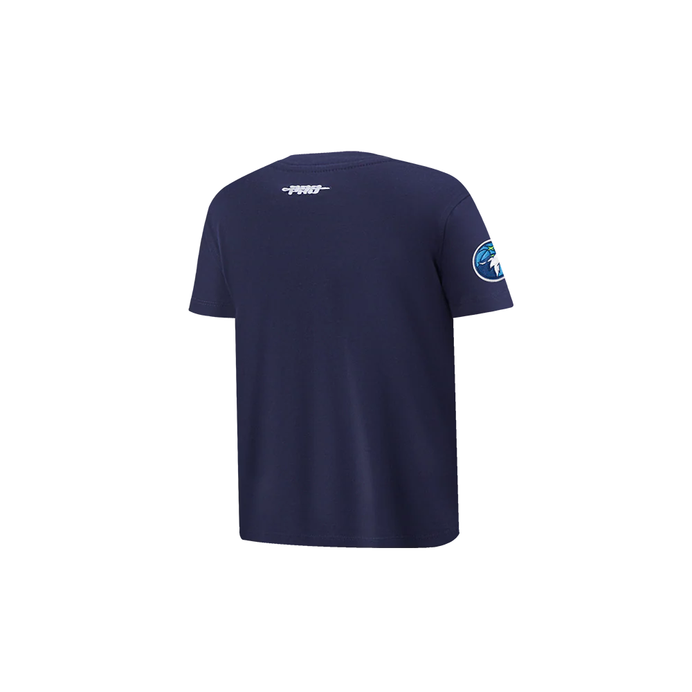 NBA MINNESOTA TIMBERWOLVES CLASSIC LITTLE BOYS SS TEE (MIDNIGHT NAVY) - Image 4