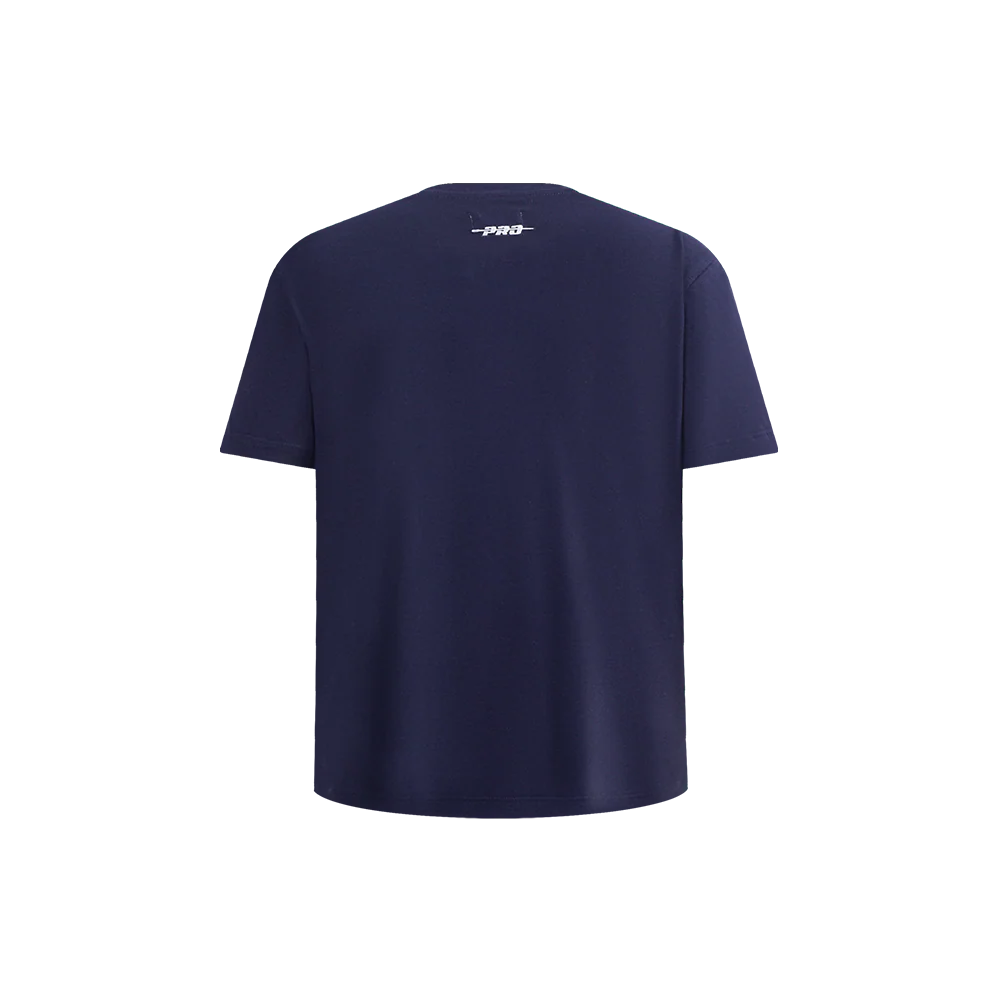 NBA MINNESOTA TIMBERWOLVES RETRO CLASSIC LITTLE BOYS SHORT SLEEVE TAPING TEE (MIDNIGHT NAVY) - Image 3