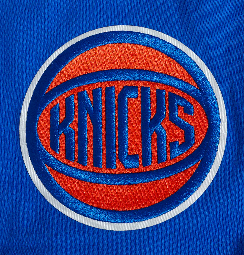 NBA NEW YORK KNICKS CITY TOUR COTTON JERSEY MEN'S DROP SHOULDER TEE (ROYAL BLUE) - Image 6