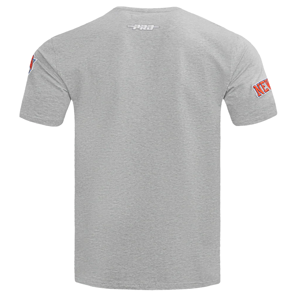 NBA NEW YORK KNICKS MASHUP MEN'S TEE (HEATHER GREY) - Image 5