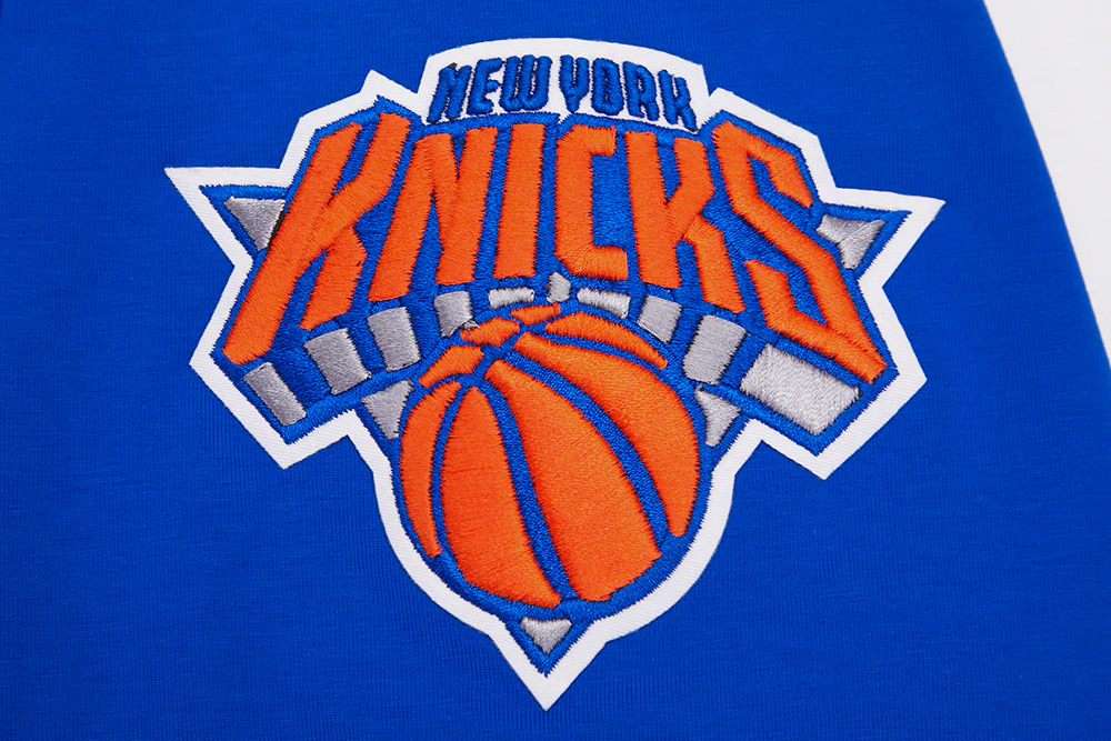 NBA NEW YORK KNICKS TEAM PENNANTS MEN'S TEE (ROYAL BLUE) - Image 6