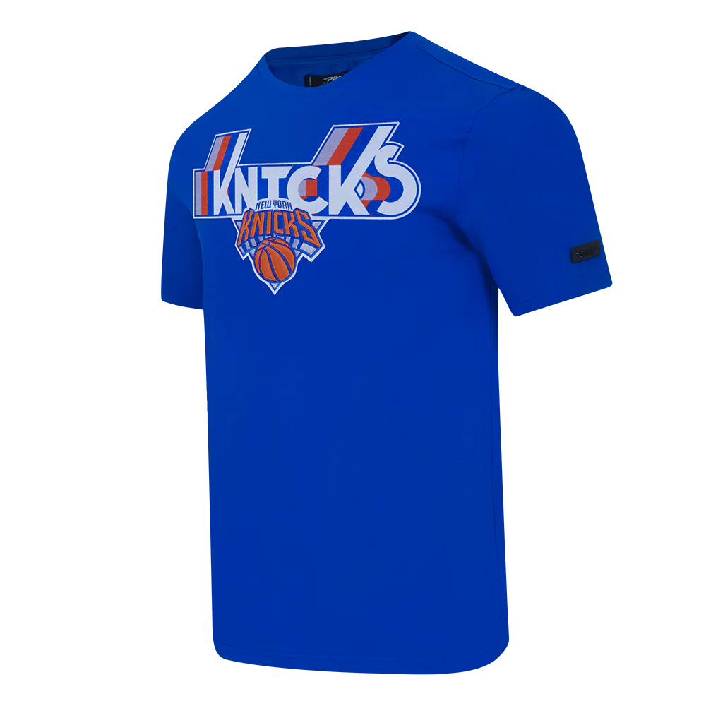 NBA NEW YORK KNICKS RETRO ELEVATION MEN'S SINGLE JERSEY TEE (ROYAL BLUE) - Image 2