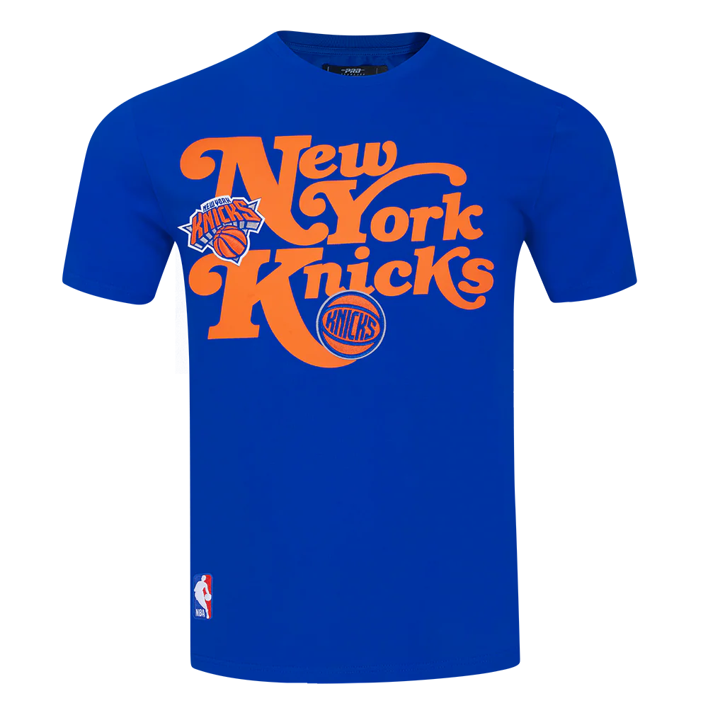 NBA NEW YORK KNICKS SOUVENIR MEN'S SINGLE JERSEY TEE (ROYAL BLUE) - Image 3