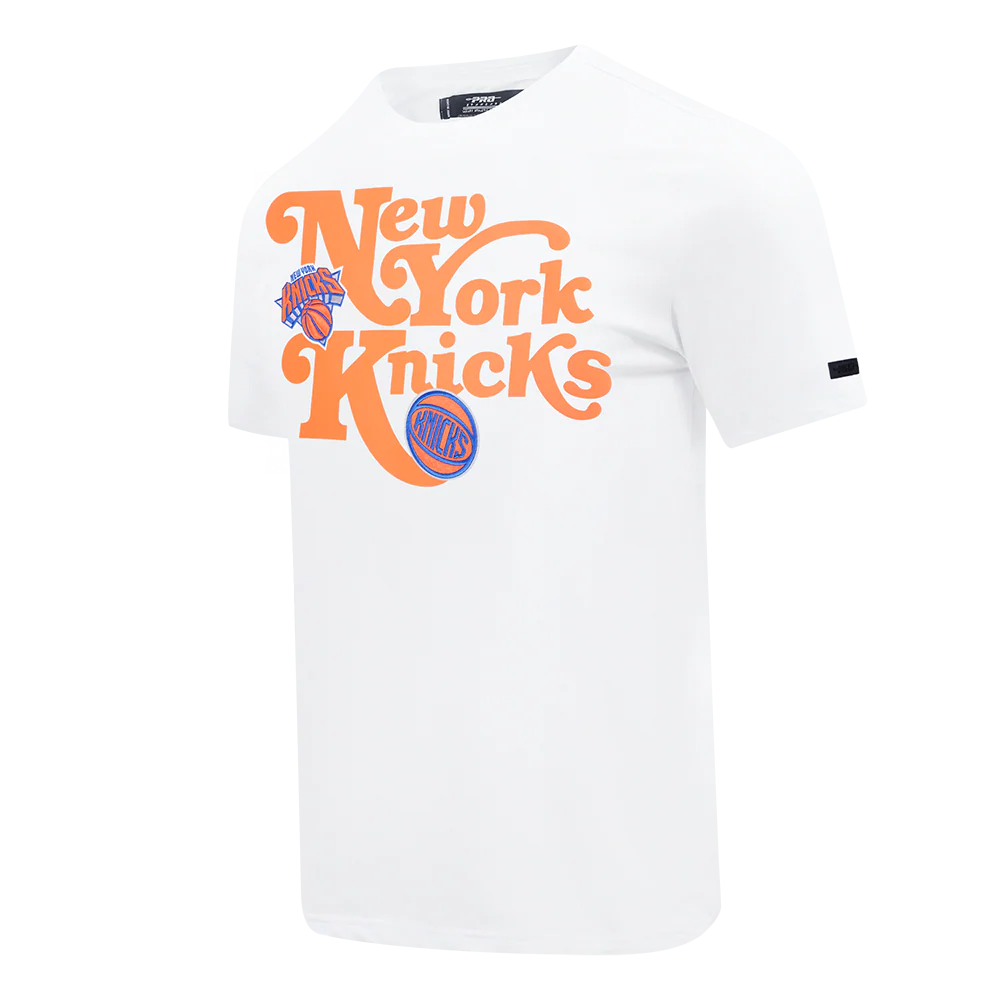 NBA NEW YORK KNICKS SOUVENIR MEN'S SINGLE JERSEY TEE (WHITE) - Image 2