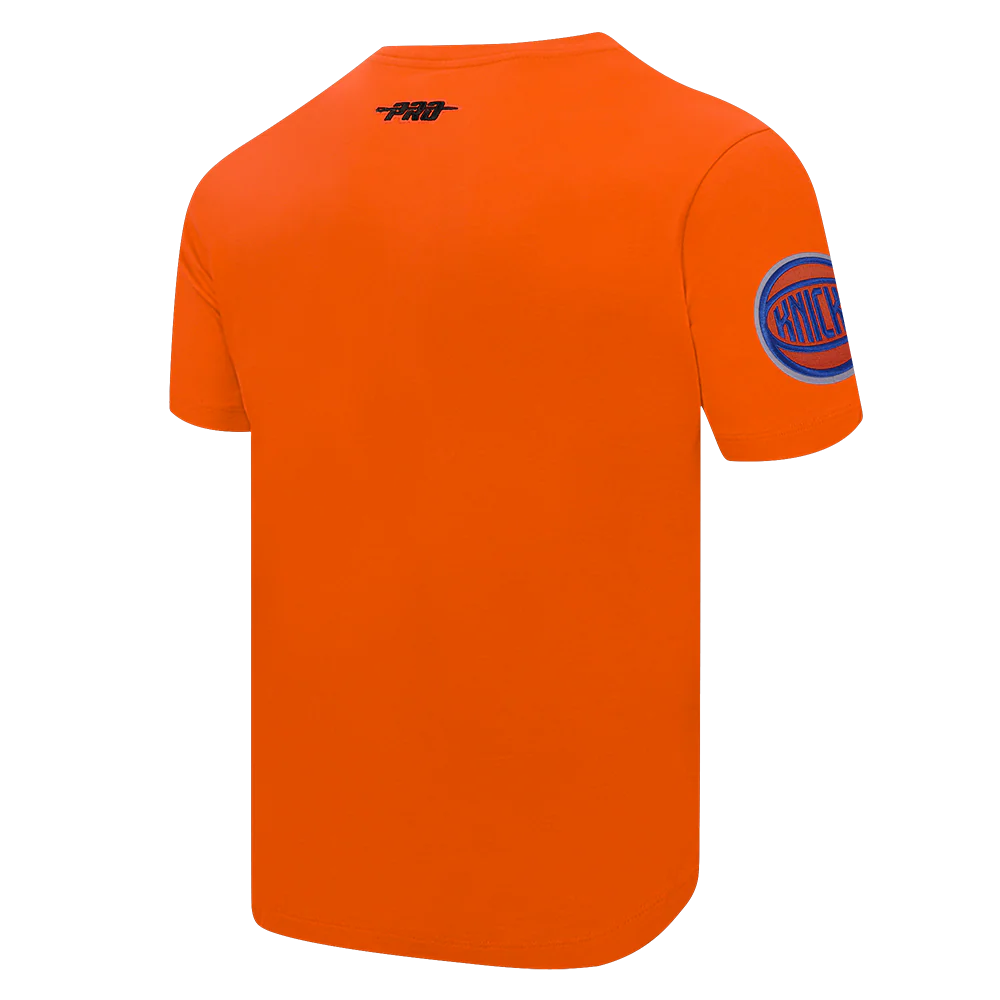 NBA NEW YORK KNICKS TEAM BADGE MEN'S WM SJ TEE (ORANGE) - Image 6