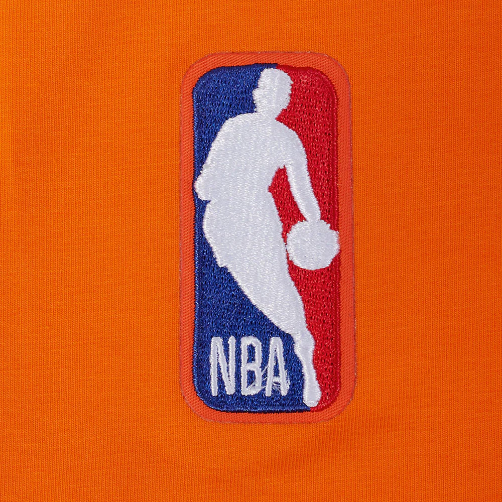 NBA NEW YORK KNICKS TEAM BADGE MEN'S WM SJ TEE (ORANGE) - Image 8