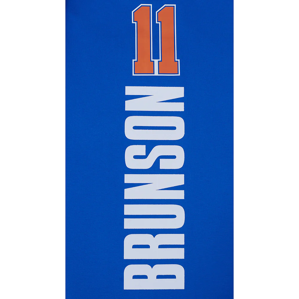 NBA NEW YORK KNICKS JALEN BRUNSON #11 CLASSIC PLAYER NAME AND NUMBER MEN'S SJ TEE - Image 10