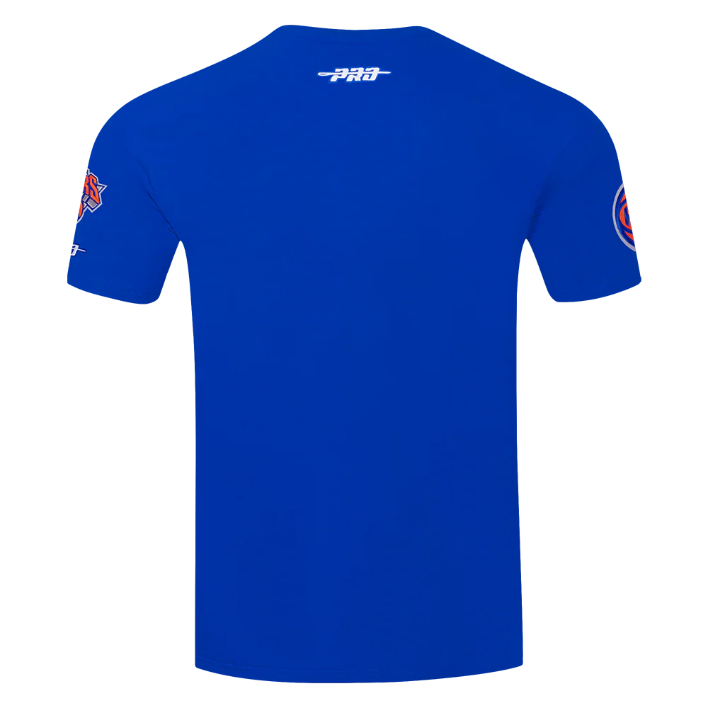 NBA NEW YORK KNICKS MIKAL BRIDGES #25 CLASSIC PNN MEN'S SJ TEE (ROYAL BLUE) - Image 5