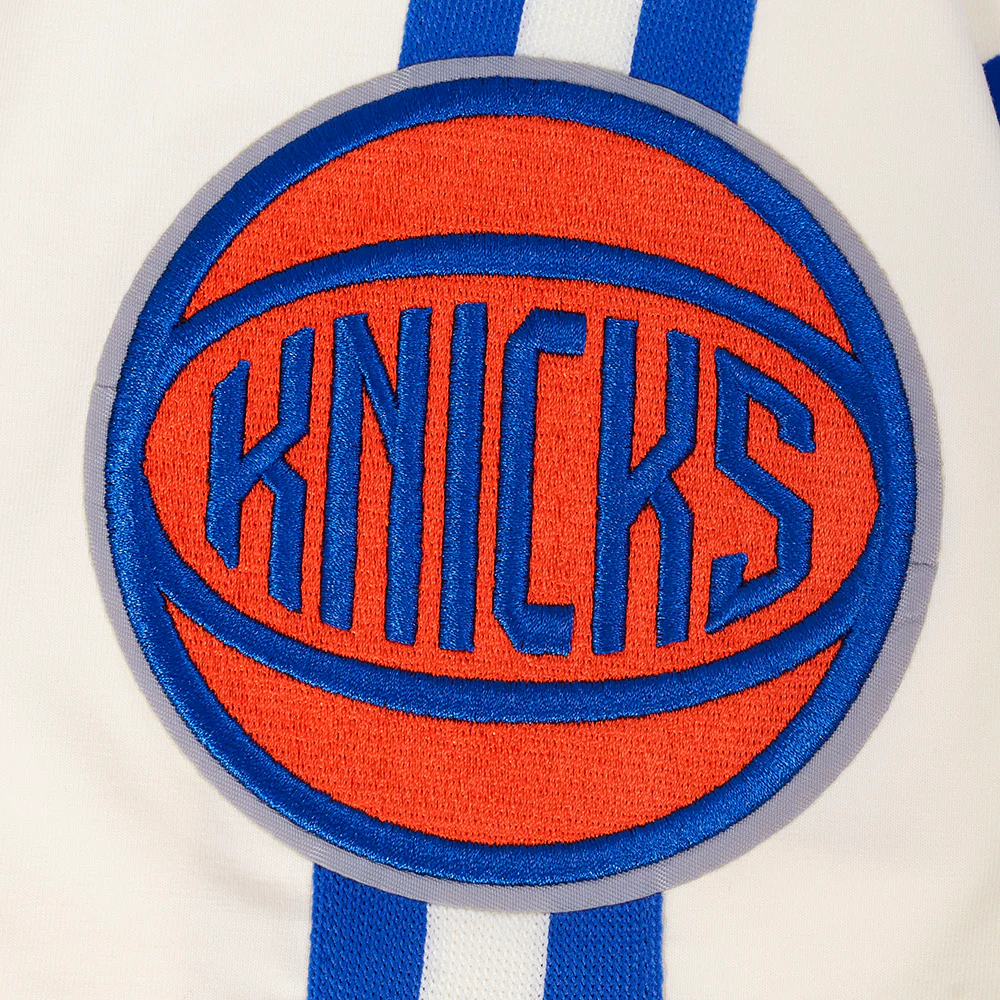 NBA NEW YORK KNICKS JALEN BRUNSON #11 CLASSIC PNN MEN'S SJ TAPING TE (EGGSHELL/ROYAL BLUE) - Image 7