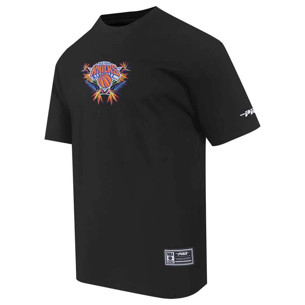 NBA NEW YORK KNICKS PARADISE MEN'S S/S TEE (BLACK) - Image 3