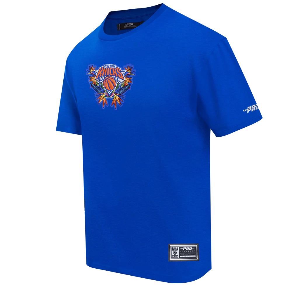 NBA NEW YORK KNICKS PARADISE MEN'S S/S TEE (ROYAL BLUE) - Image 4