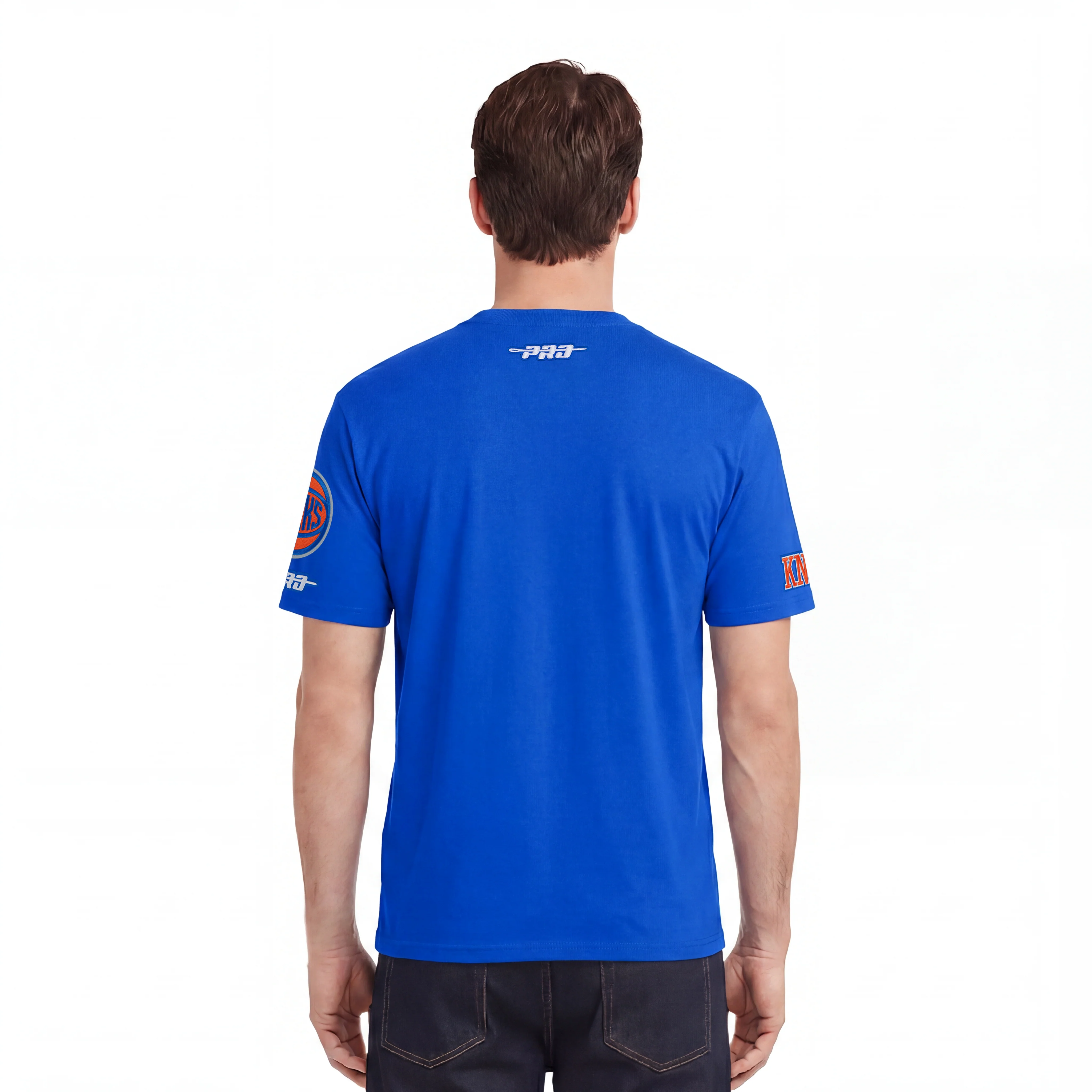 NBA NEW YORK KNICKS RETRO CLASSICS MEN'S S/S TEE (ROYAL BLUE) - Image 2