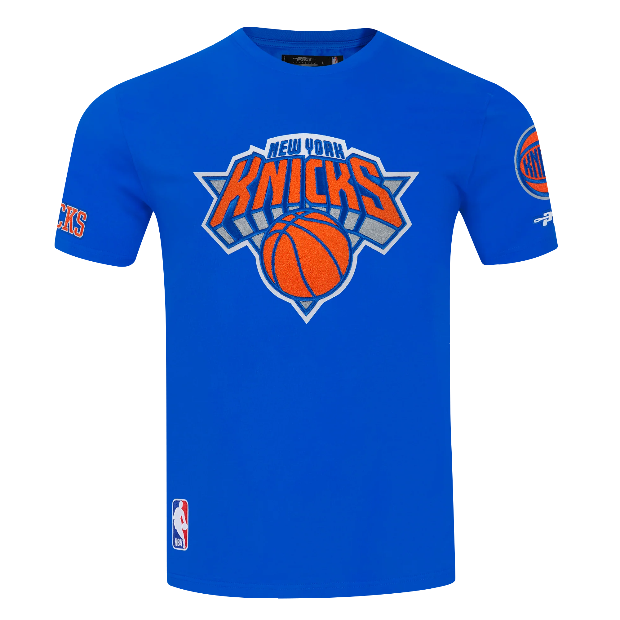 NBA NEW YORK KNICKS RETRO CLASSICS MEN'S S/S TEE (ROYAL BLUE) - Image 3