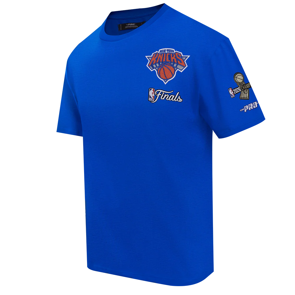 NEW YORK KNICKS 2026 NBA CHAMPIONSHIP MEN'S S/S TEE (ROYAL BLUE) - Image 4