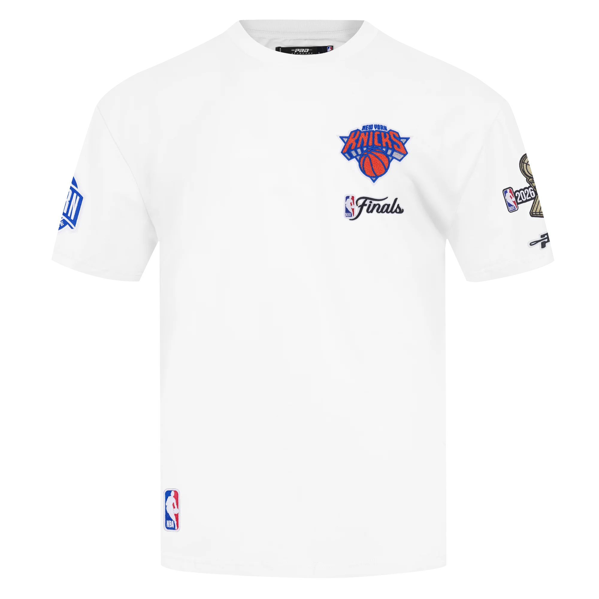 NEW YORK KNICKS 2026 NBA CHAMPIONSHIP MEN'S S/S TEE (WHITE) - Image 3