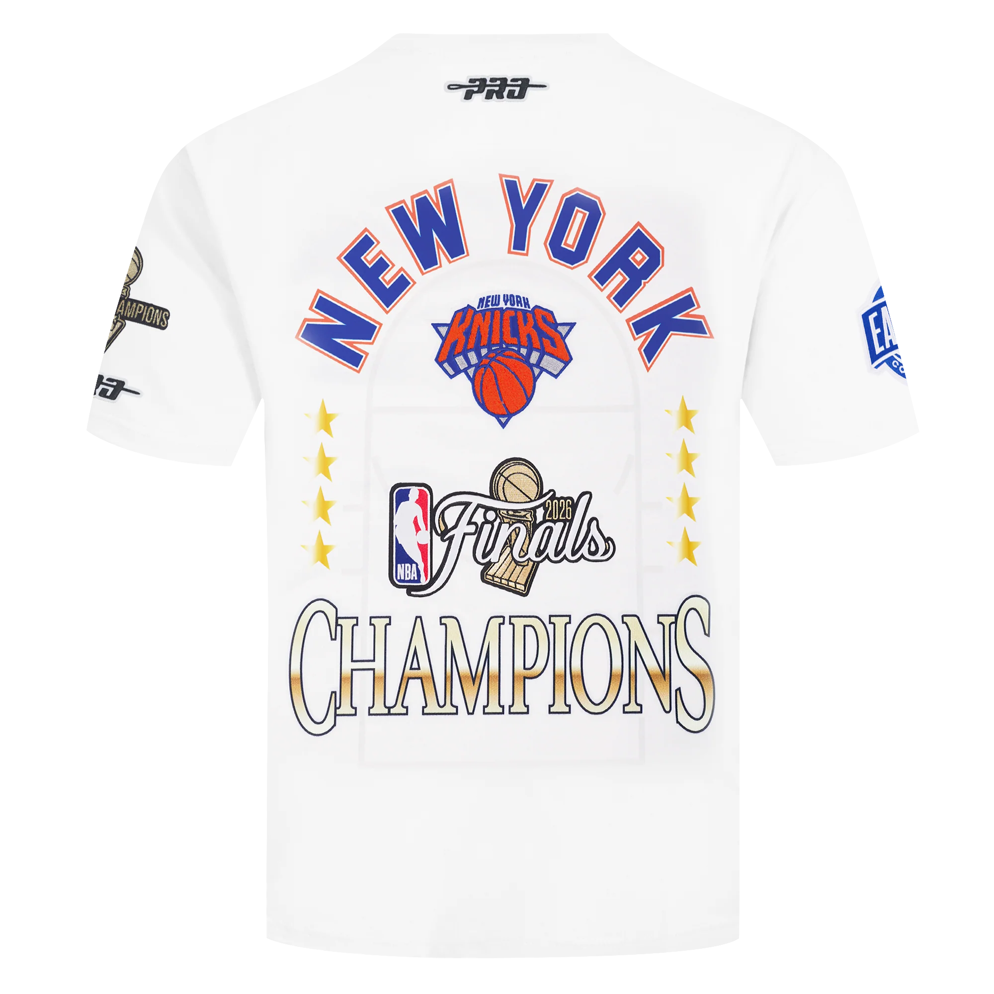 NEW YORK KNICKS 2026 NBA CHAMPIONSHIP MEN'S S/S TEE (WHITE) - Image 5