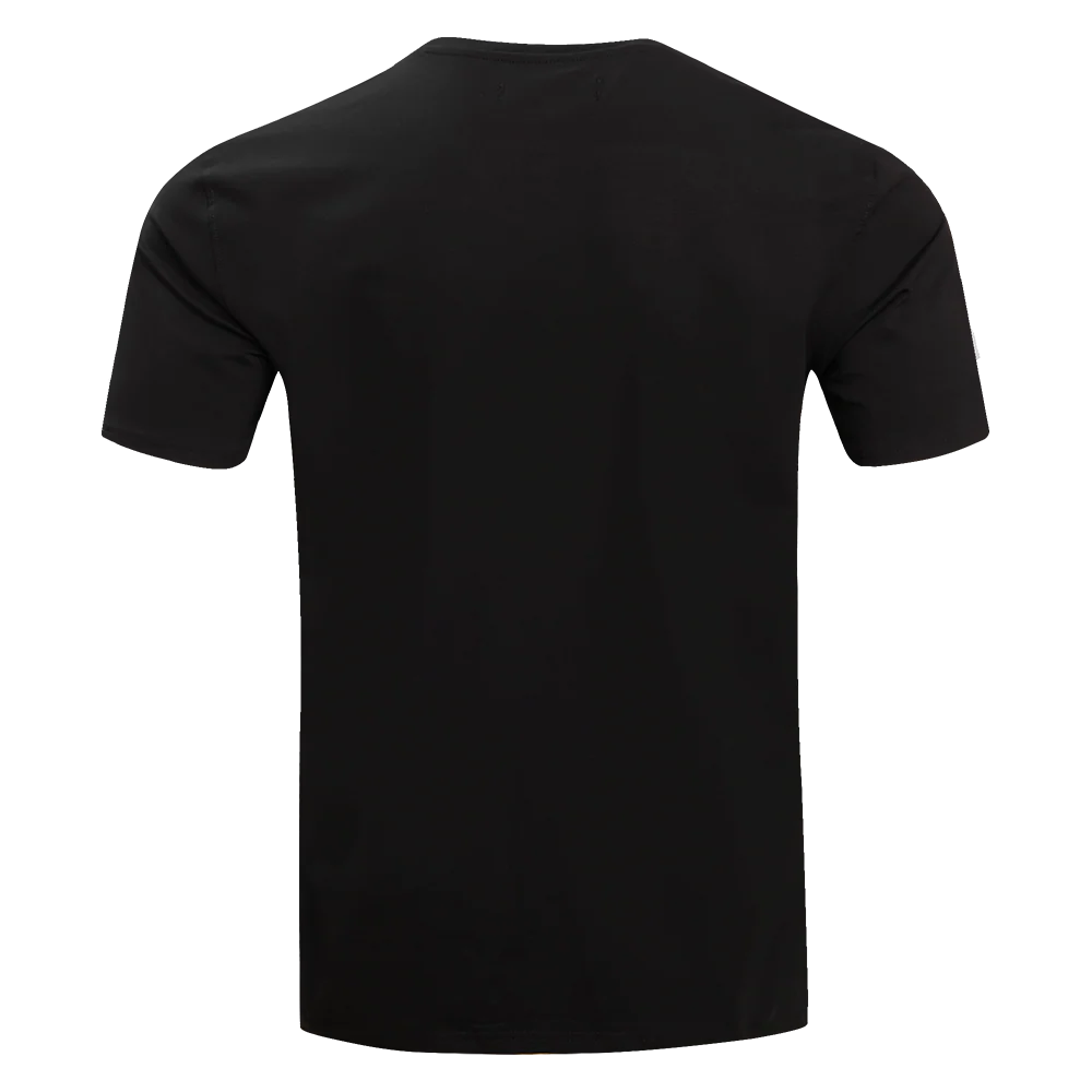 NBA NEW YORK KNICKS CLASSIC BRISTLE MEN'S TEE (BLACK) - Image 4