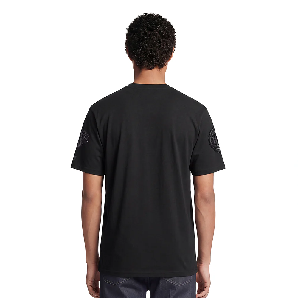 NBA NEW YORK KNICKS CLASSIC 3BK MEN'S S/S TEE (BLACK) - Image 4