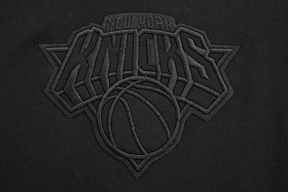 NBA NEW YORK KNICKS NEUTRAL COTTON JERSEY DROP SHOULDER TEE (BLACK) - Image 8