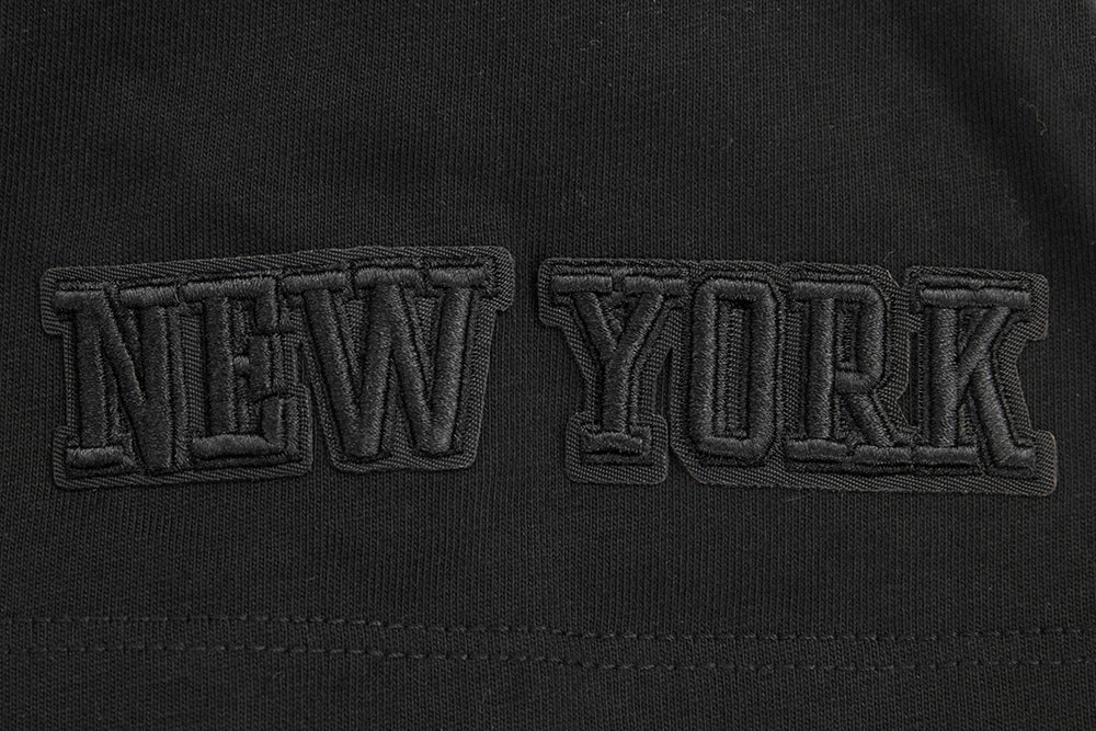 NBA NEW YORK KNICKS NEUTRAL COTTON JERSEY DROP SHOULDER TEE (BLACK) - Image 9