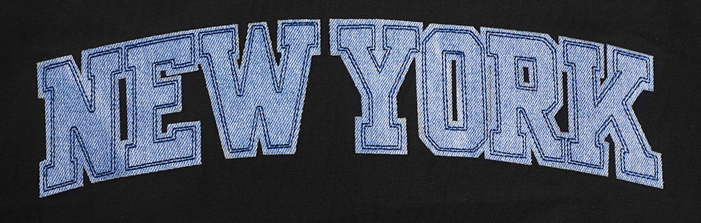 NBA NEW YORK KNICKS VARSITY BLUES MEN'S TEE (BLACK) - Image 9