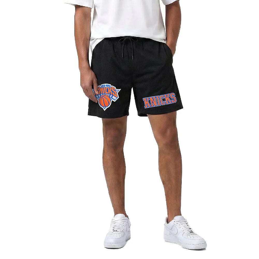 NBA NEW YORK KNICKS SOUVENIR MEN'S MESH SHORT (BLACK)