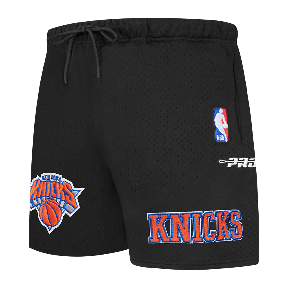 NBA NEW YORK KNICKS SOUVENIR MEN'S MESH SHORT (BLACK) - Image 4
