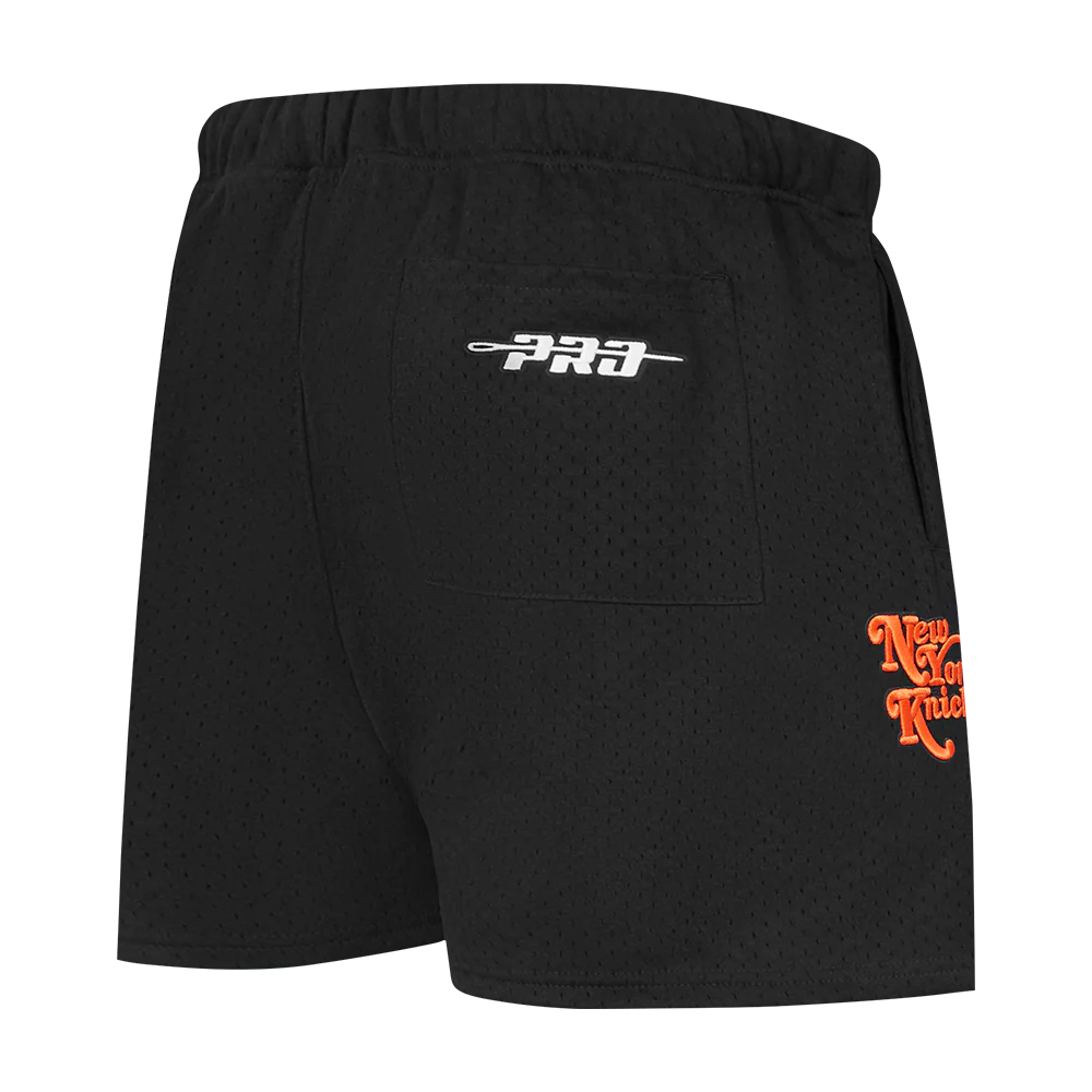 NBA NEW YORK KNICKS SOUVENIR MEN'S MESH SHORT (BLACK) - Image 6