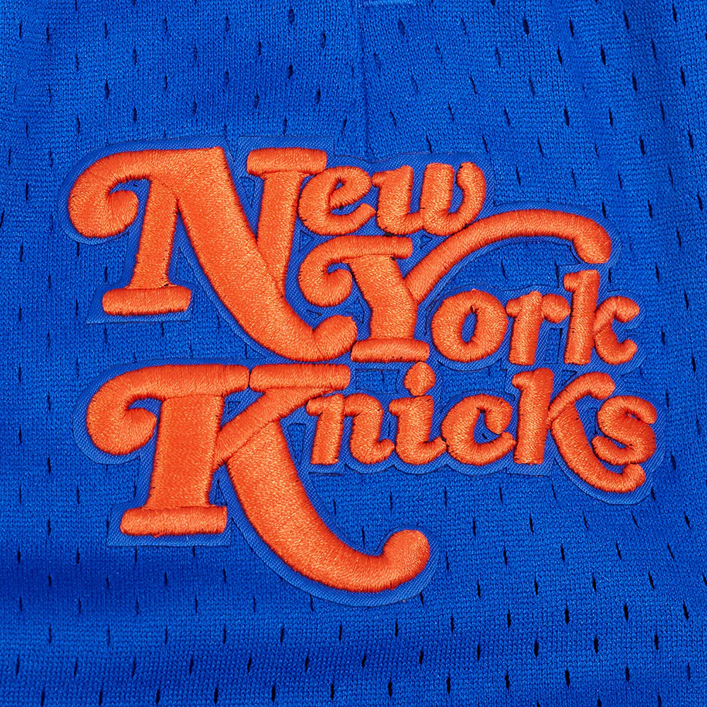 NBA NEW YORK KNICKS SOUVENIR MEN'S MESH SHORT (ROYAL BLUE) - Image 7