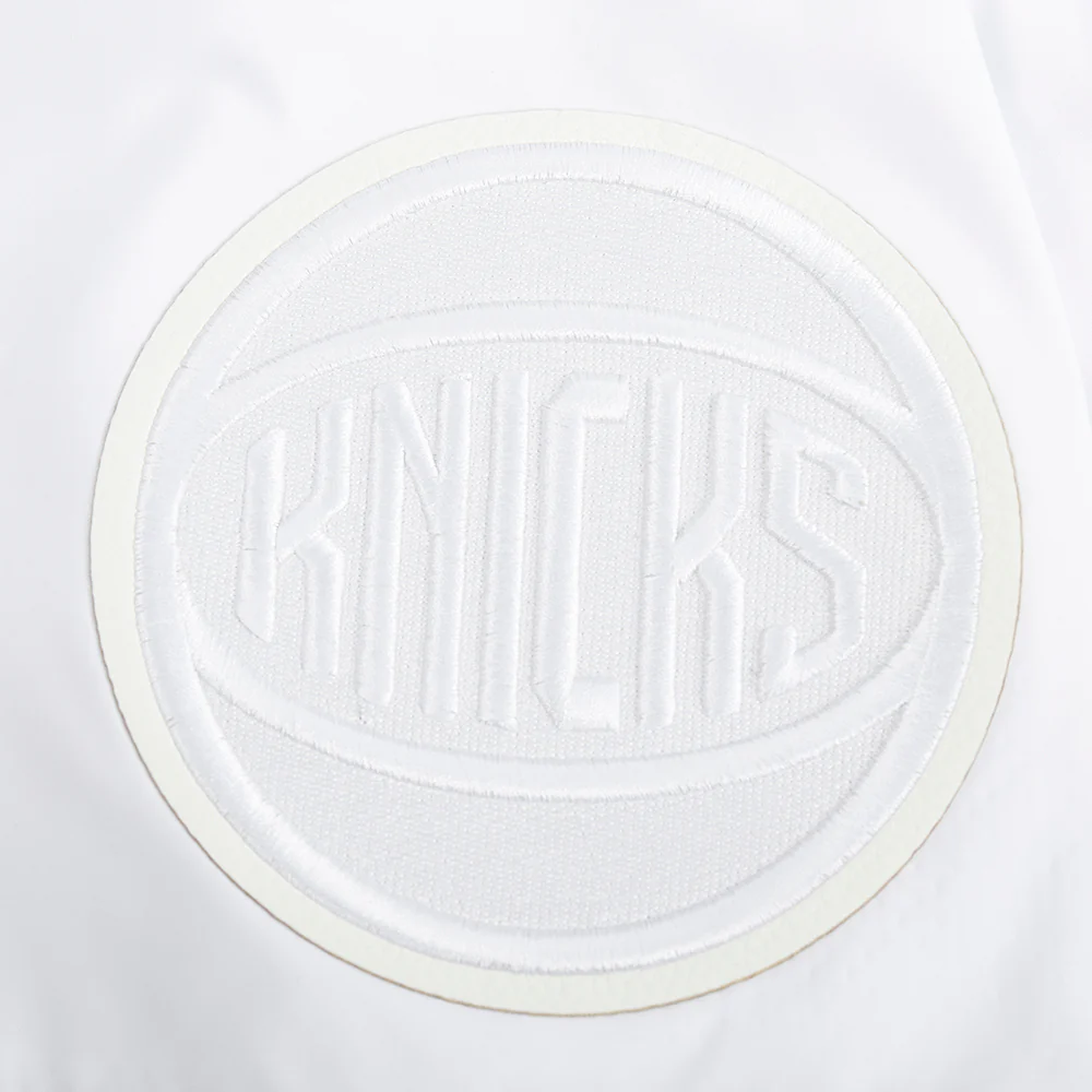 NBA NEW YORK KNICKS WHITE OUT MEN'S WOVEN SHORT (WHITE) - Image 6