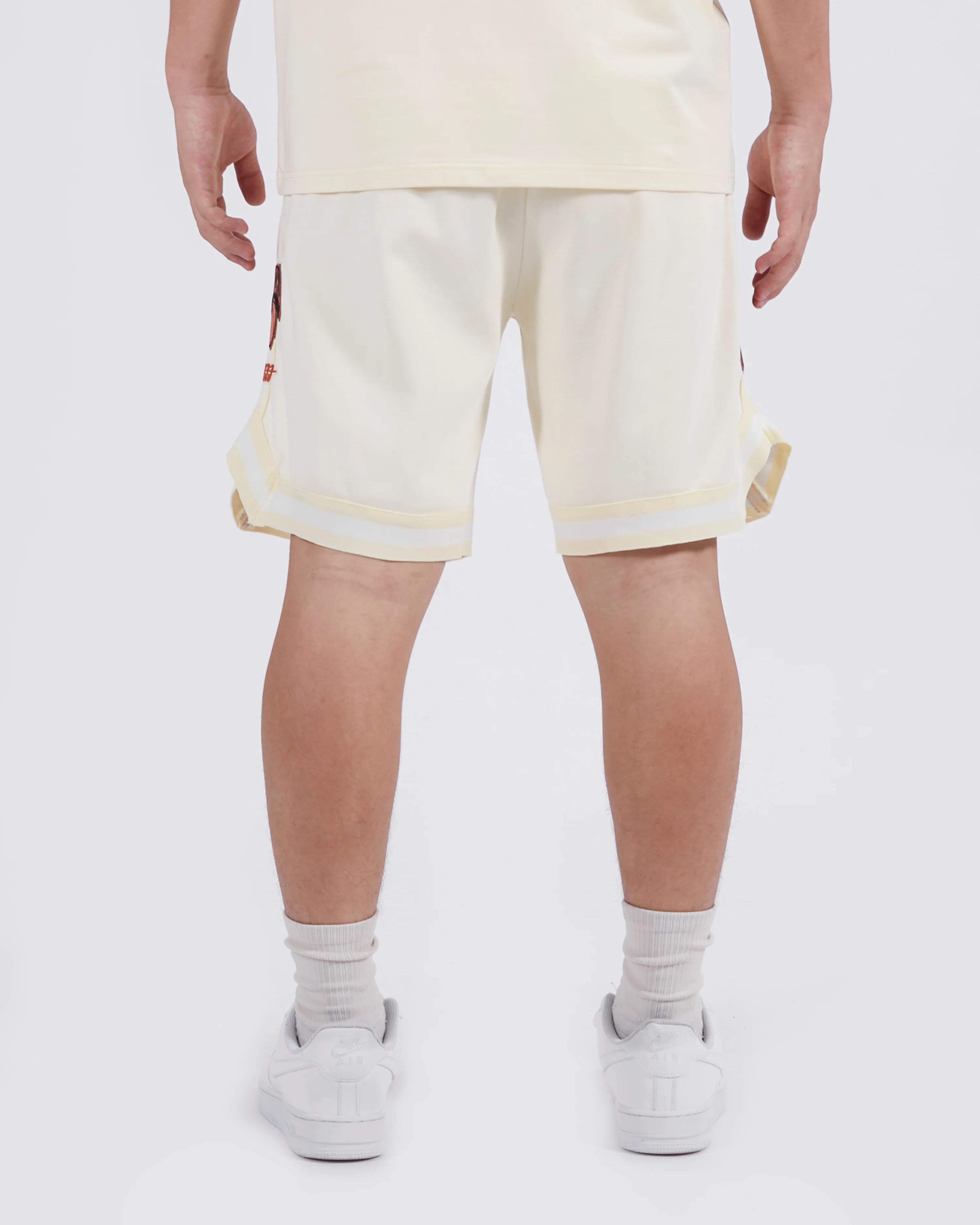 NBA NEW YORK KNICKS NBA TONAL MEN'S ATHLETIC SHORT (EGGSHELL) - Image 4
