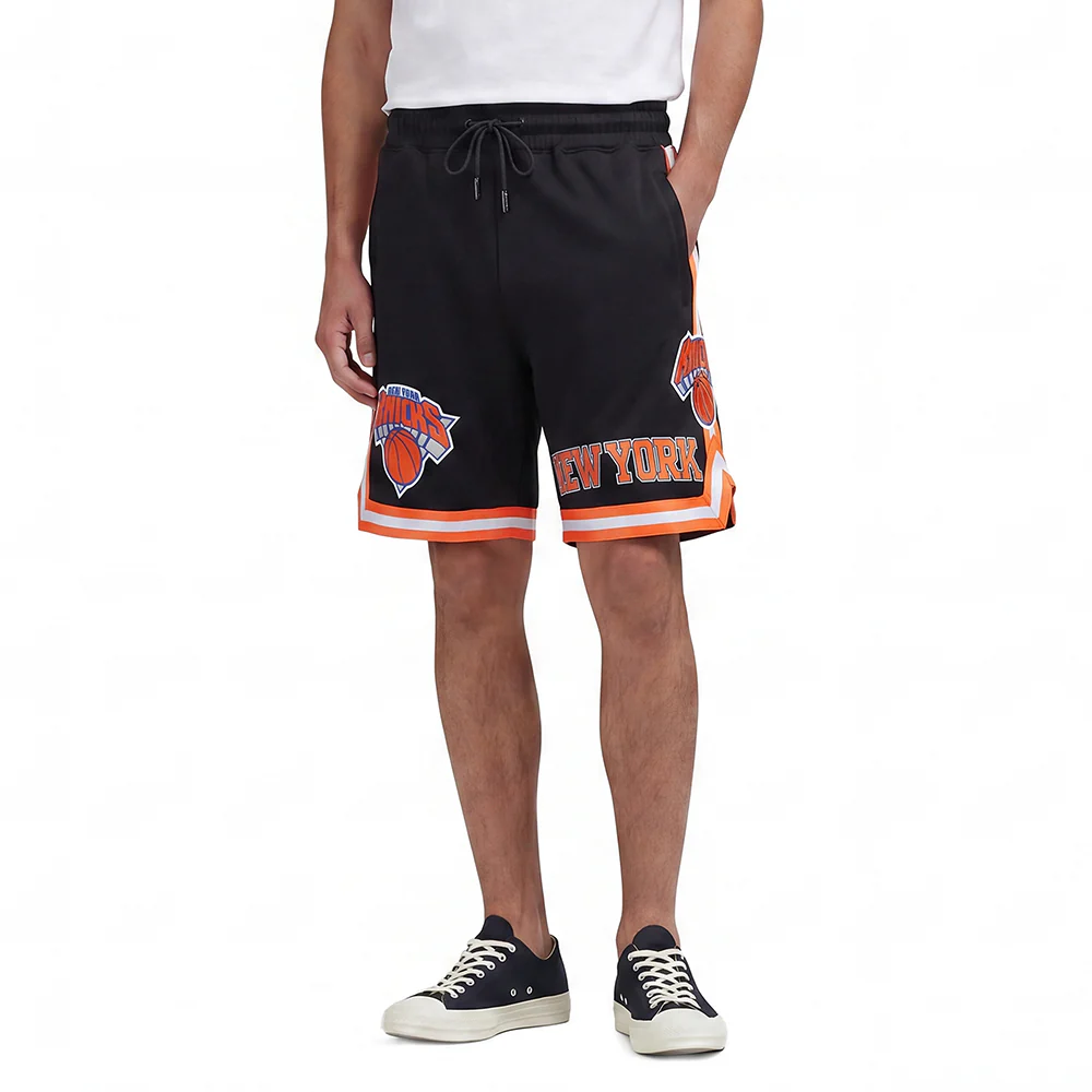 NBA NEW YORK KNICKS CLASSIC CHENILLE MEN'S SHORT (BLACK)