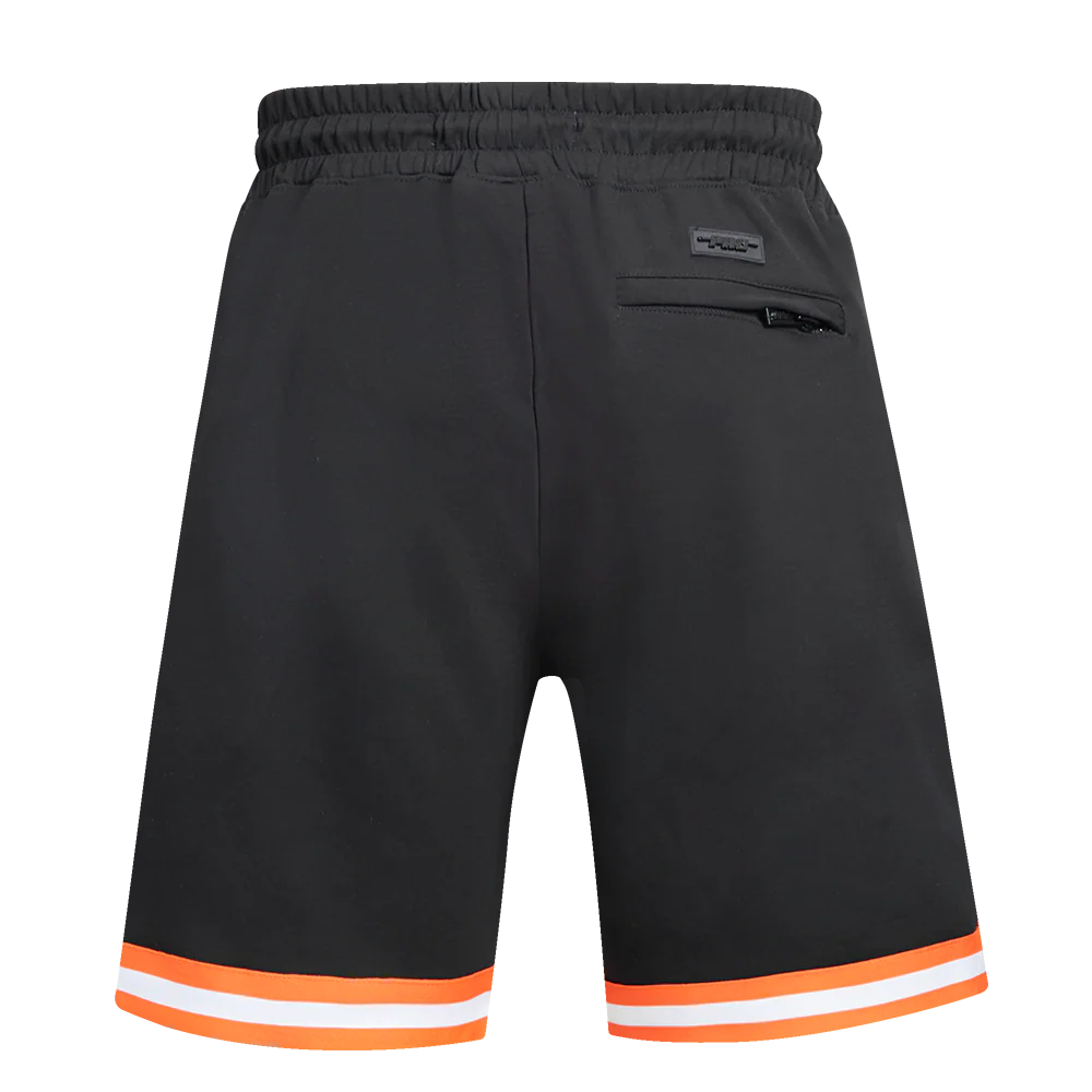 NBA NEW YORK KNICKS CLASSIC CHENILLE MEN'S SHORT (BLACK) - Image 5