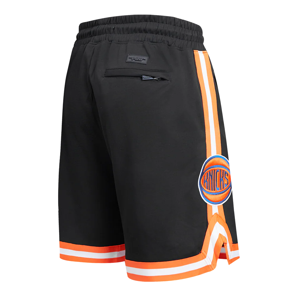 NBA NEW YORK KNICKS CLASSIC CHENILLE MEN'S SHORT (BLACK) - Image 7