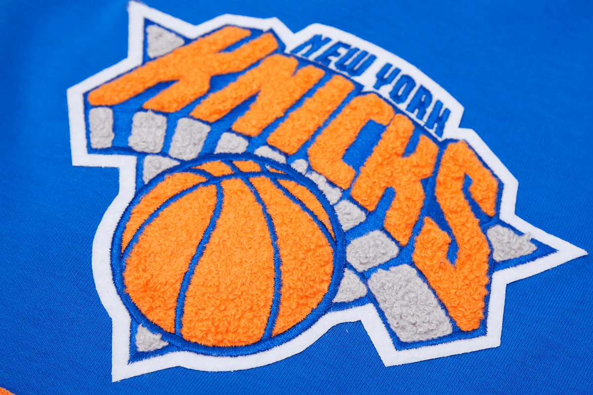 NBA NEW YORK KNICKS CLASSIC CHENILLE MEN'S SHORT (ROYAL BLUE) - Image 5