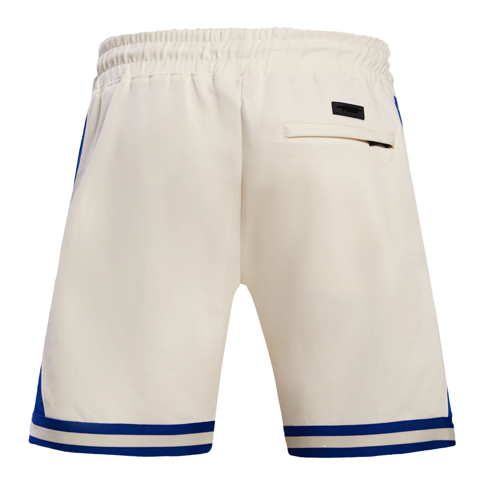 NBA NEW YORK KNICKS RETRO CLASSIC MEN'S 2.0 SHORT (EGGSHELL/ ROYAL BLUE) - Image 4
