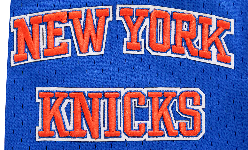 NBA NEW YORK KNICKS RETRO CLASSIC MEN'S 2.0 SHORT (EGGSHELL/ ROYAL BLUE) - Image 8