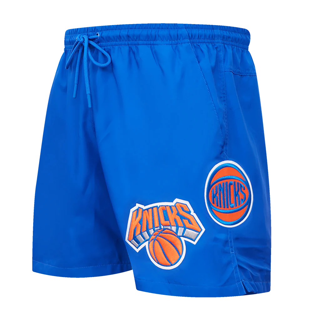 NBA NEW YORK KNICKS CLASSIC WOVEN MEN'S SHORT (ROYAL BLUE)