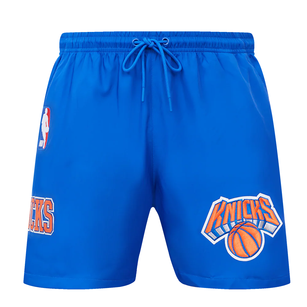 NBA NEW YORK KNICKS CLASSIC WOVEN MEN'S SHORT (ROYAL BLUE) - Image 2