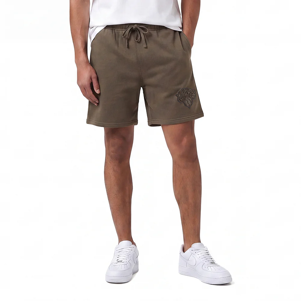 NBA NEW YORK KNICKS NEUTRAL MEN'S SHORT (DARK TAUPE)