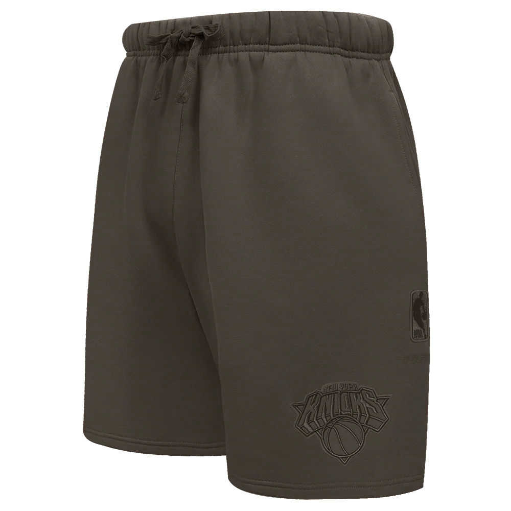NBA NEW YORK KNICKS NEUTRAL MEN'S SHORT (DARK TAUPE) - Image 4