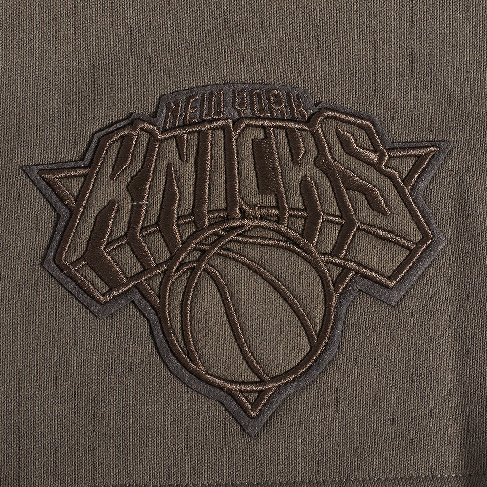 NBA NEW YORK KNICKS NEUTRAL MEN'S SHORT (DARK TAUPE) - Image 9